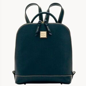 NWT Dooney and Bourke pebble leather zip pod backpack